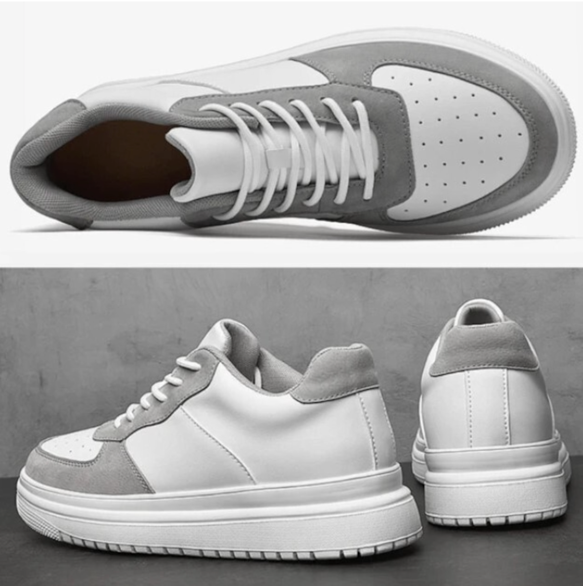 【Stk57】Casual City Sneaker ＋6/8cm