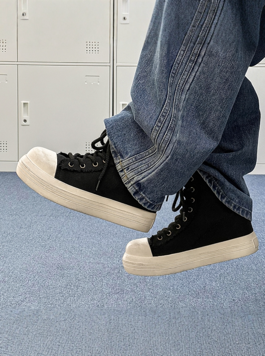 【Stk100】 Luxury fabric boots+10cm