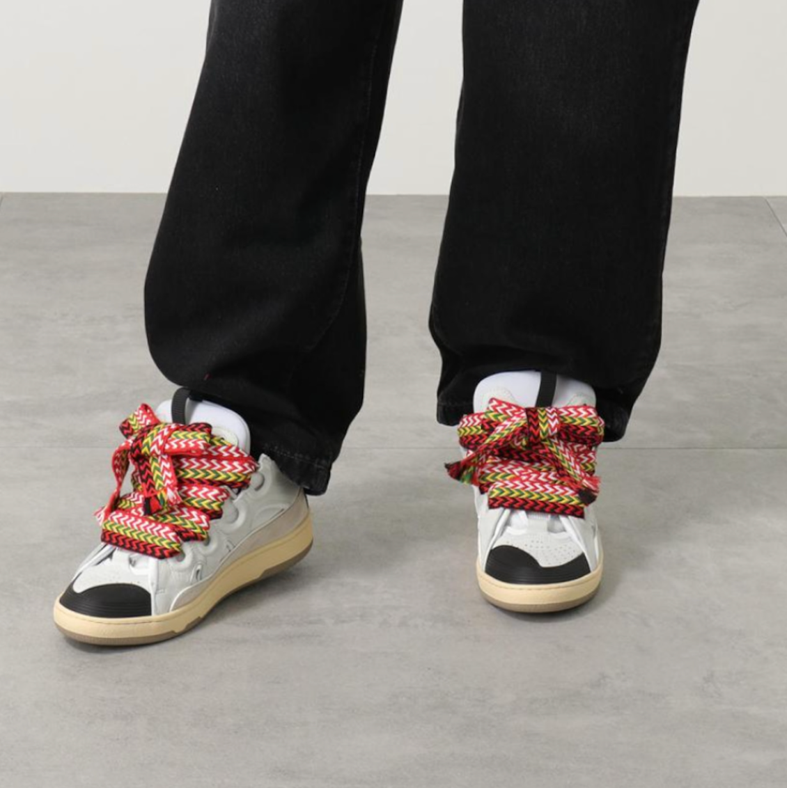 【Stk70】Curb Lace Sneaker　+6cm