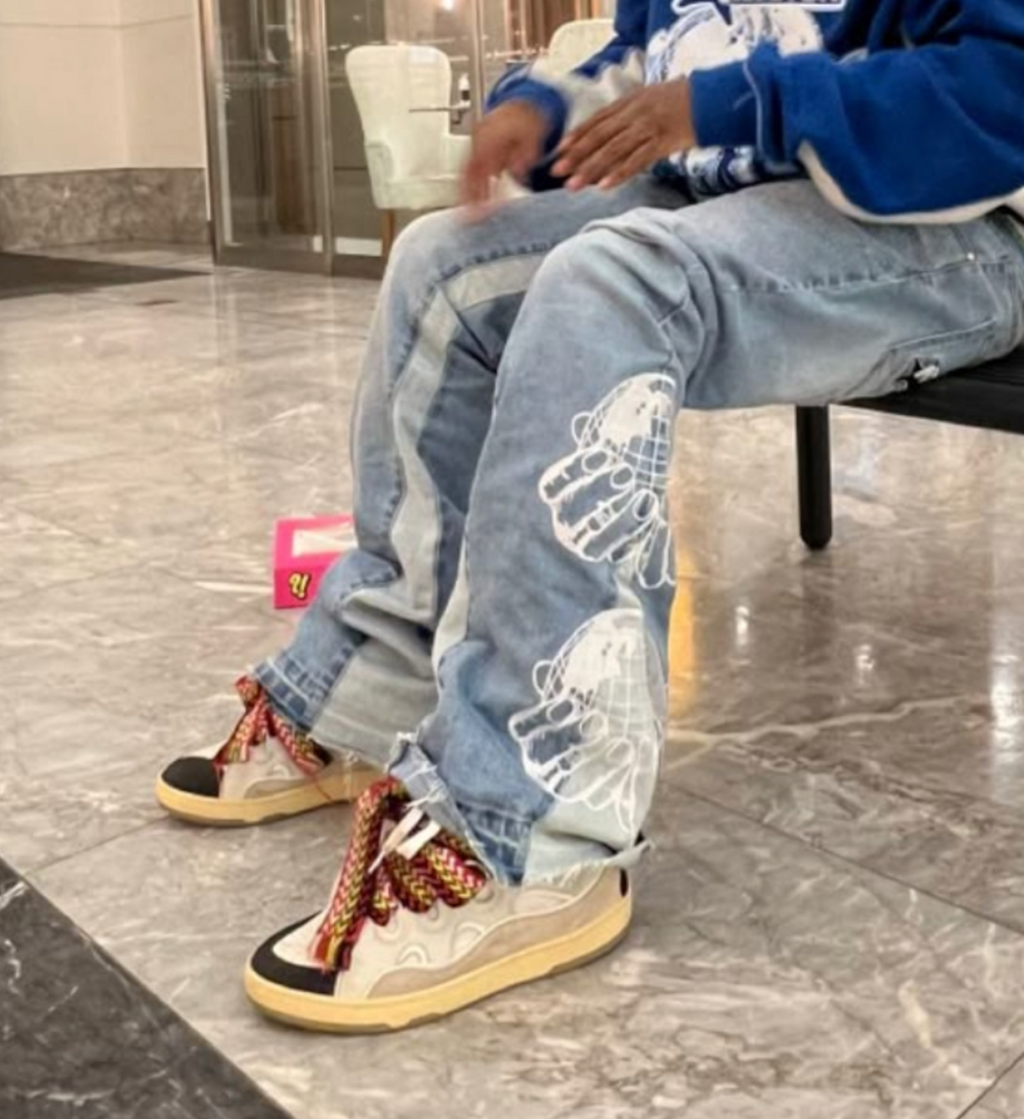 【Stk70】Curb Lace Sneaker　+6cm