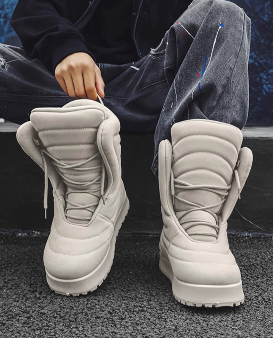 【Stk101】Hightop puff boots+10cm