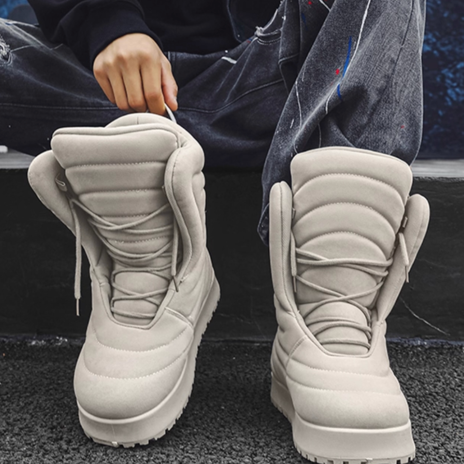 【Stk101】Hightop puff boots+10cm