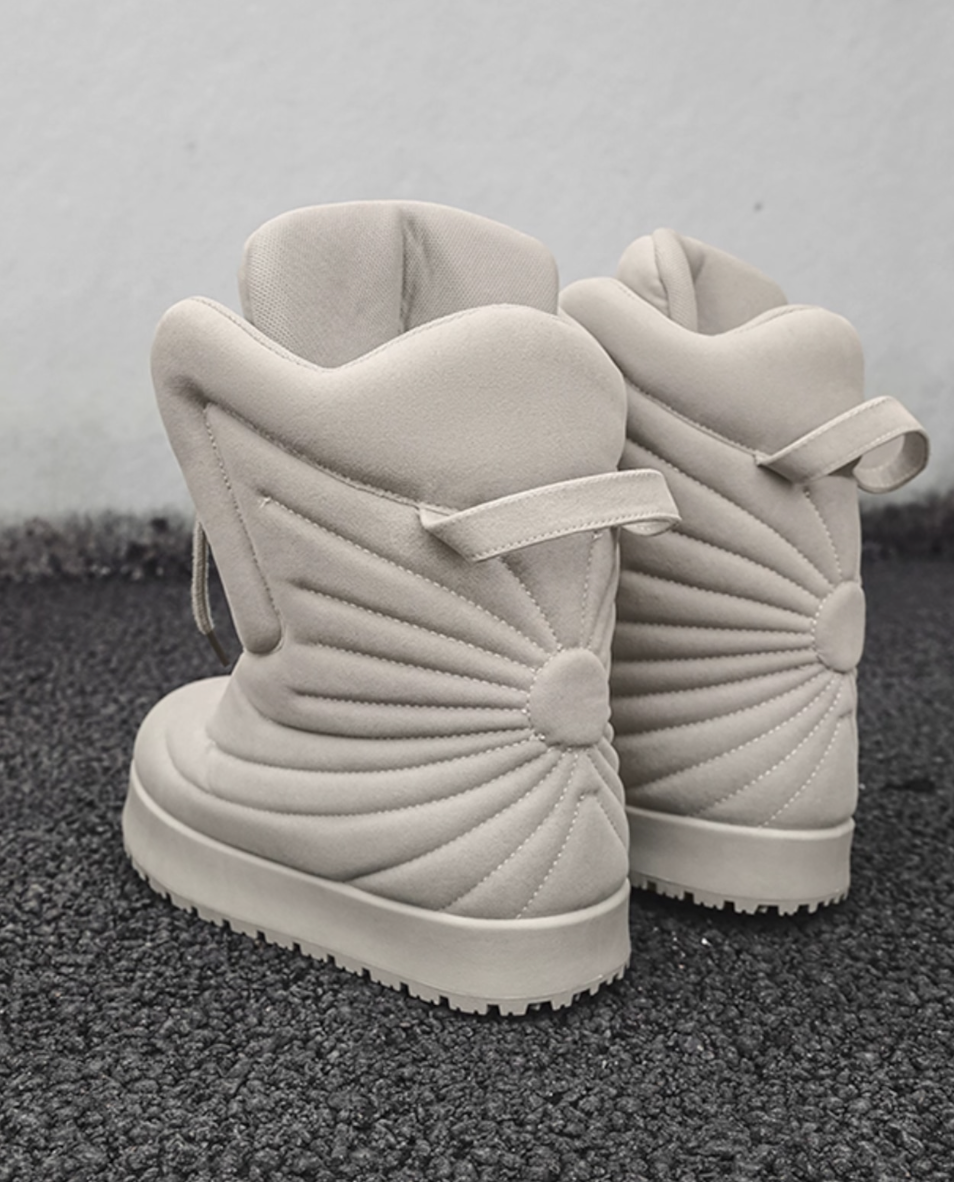 【Stk101】Hightop puff boots+10cm