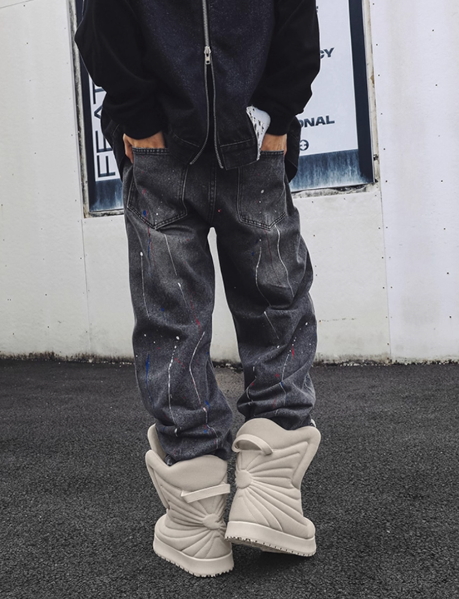 【Stk101】Hightop puff boots+10cm