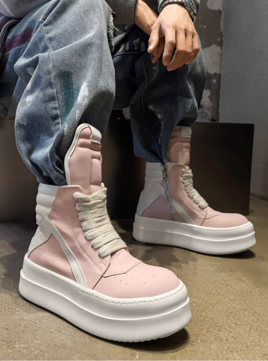 【Stk121】Wraith sneaker Pink +8cm