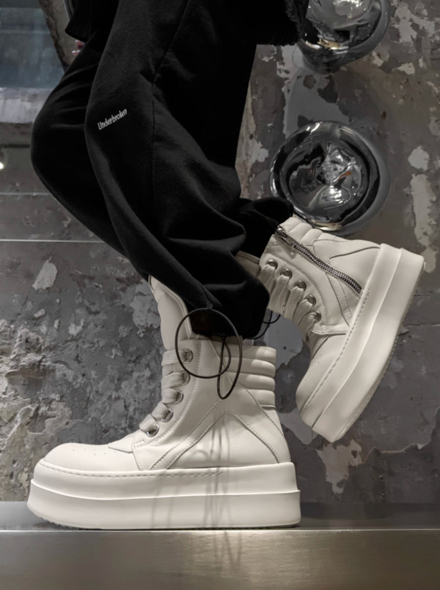 【Stk122】Wraith sneaker White +8cm