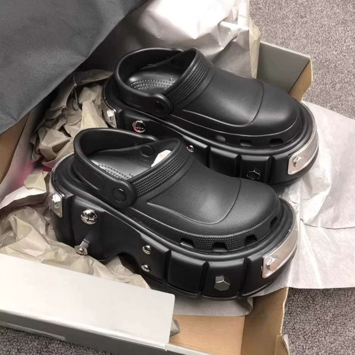 【Stk83】Mule Sandal +8cm