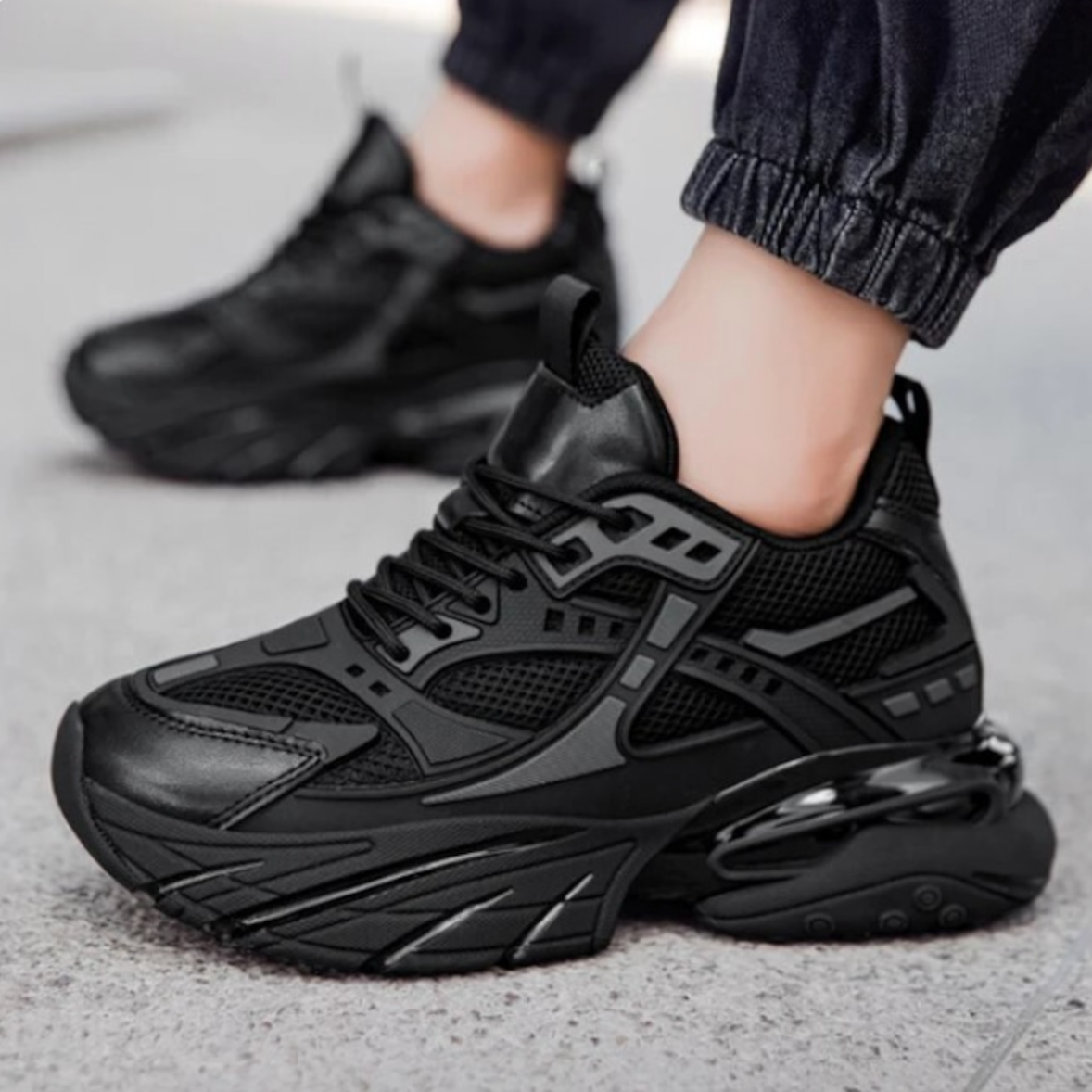 【Stk56 】Casual Tron sneaker ＋8cm