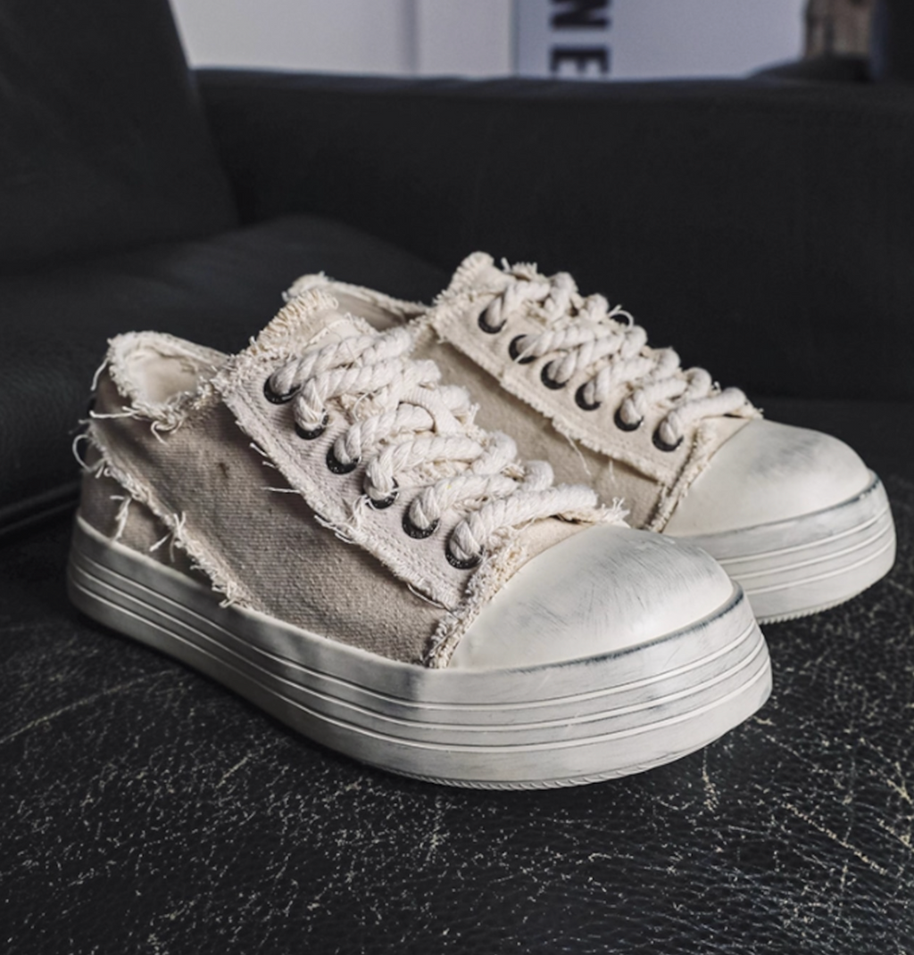 【Stk119】Denim sneaker +5cm