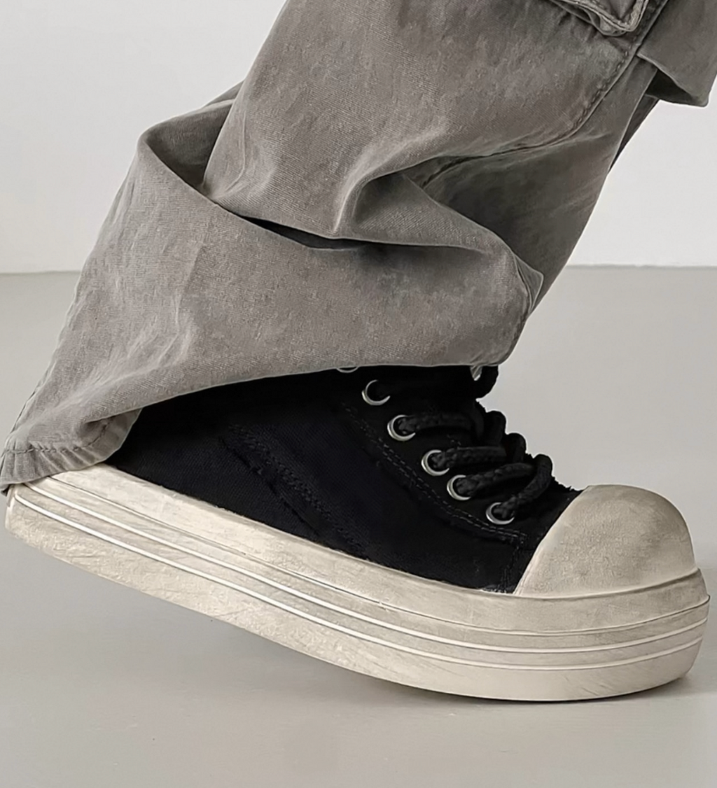 【Stk42】Antique Low Sneakers +6cm