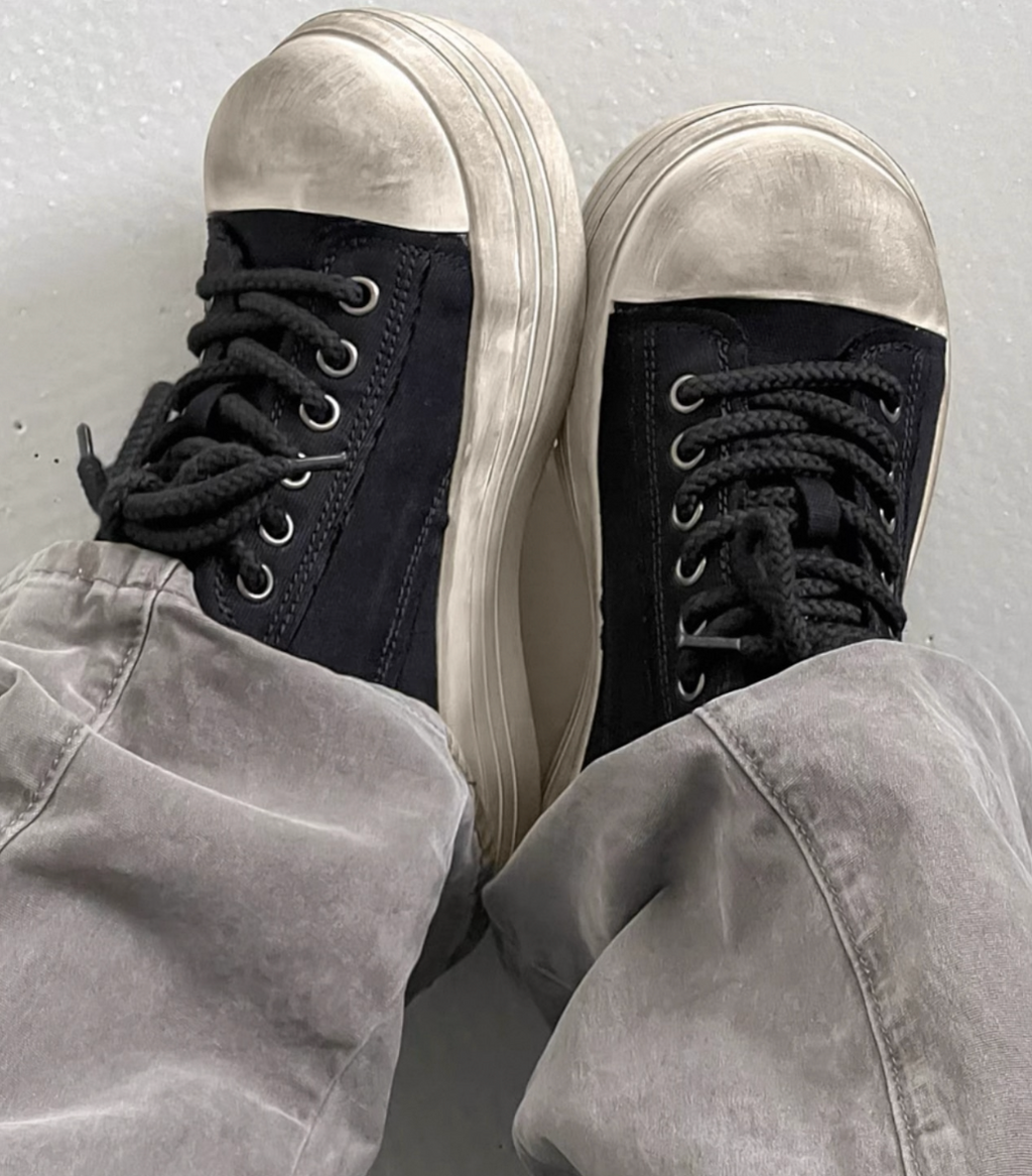 【Stk42】Antique Low Sneakers +6cm