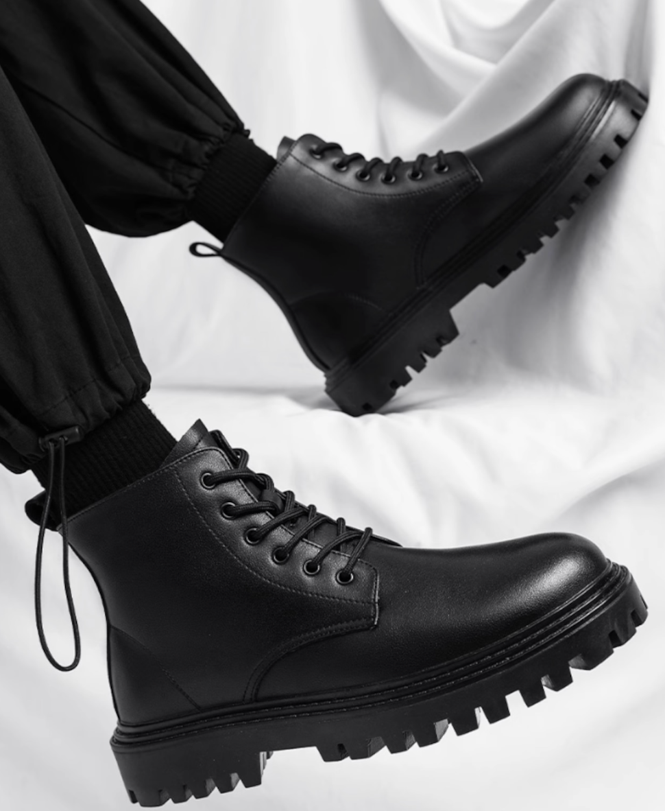 【Stk62】Luxury Leather Boots +8cm