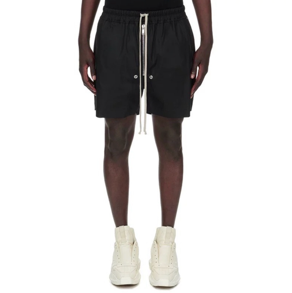 【Stk33】Dark Nylon Cargo Shorts
