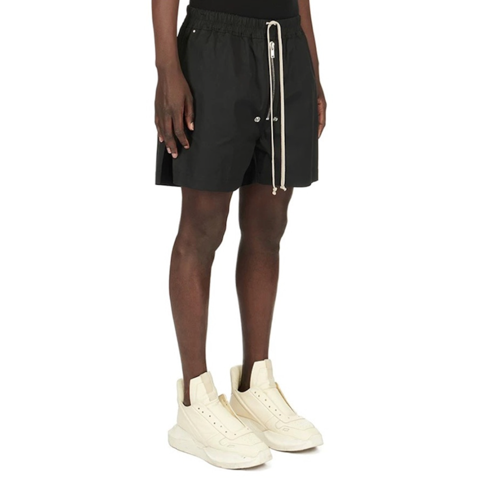 【Stk33】Dark Nylon Cargo Shorts