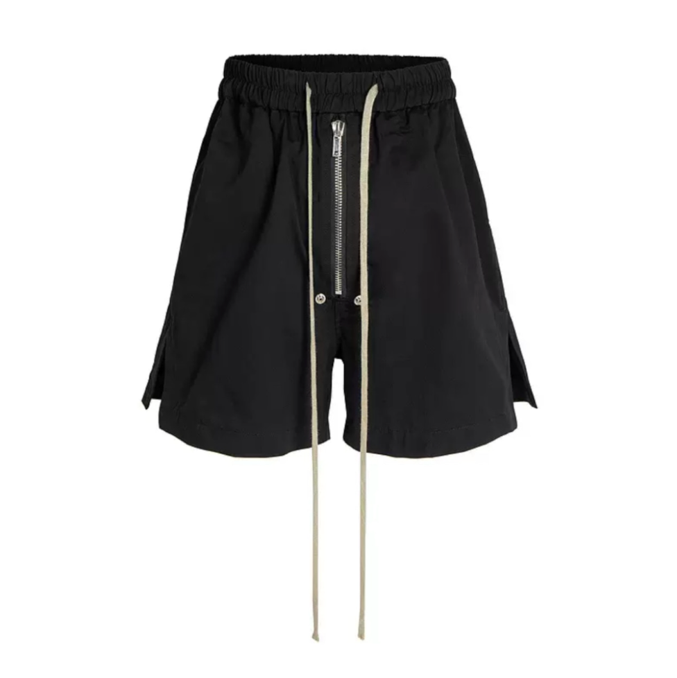 【Stk33】Dark Nylon Cargo Shorts