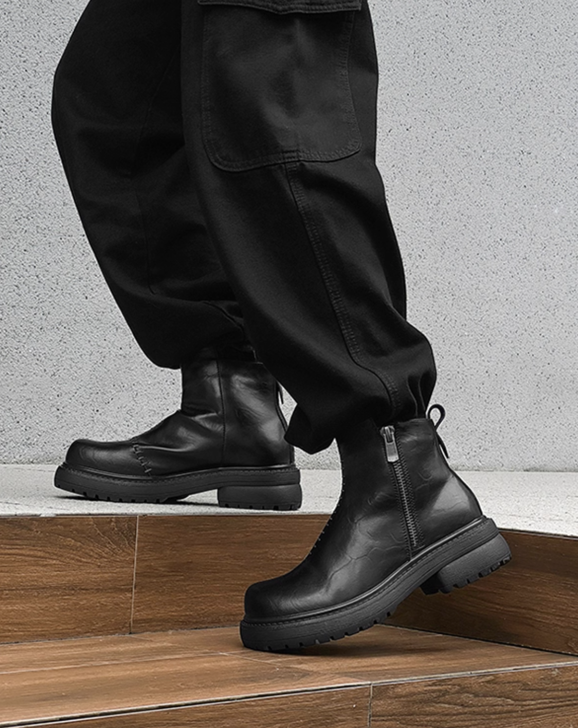 【Stk128】Stitch Boots +7cm