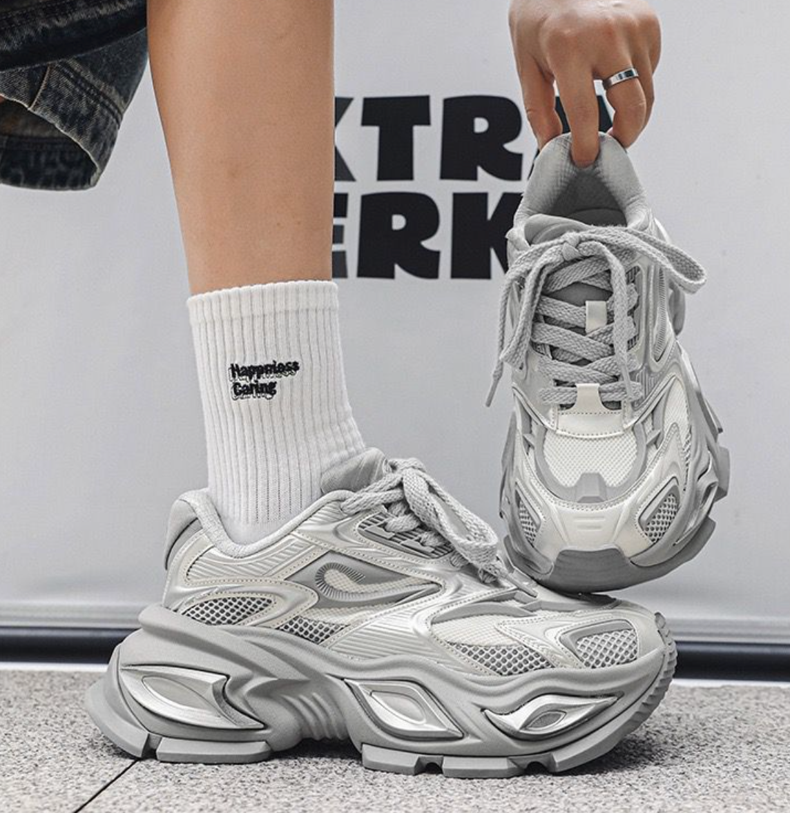 【Stk136】Blaze Sneaker +7cm