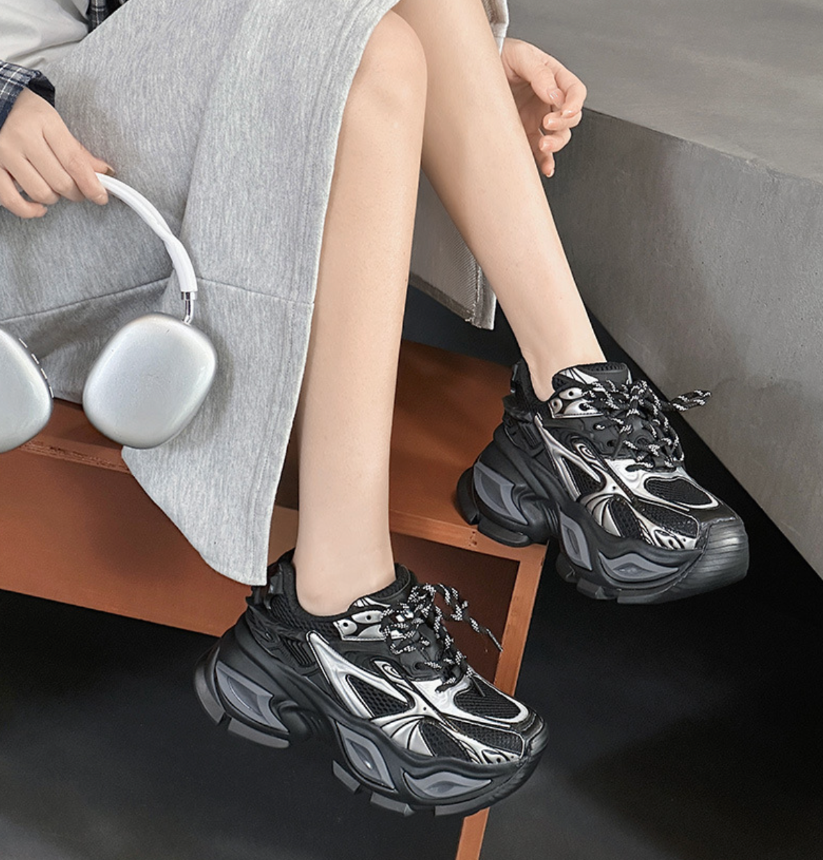 【Stk137】Surge sneaker +8cm