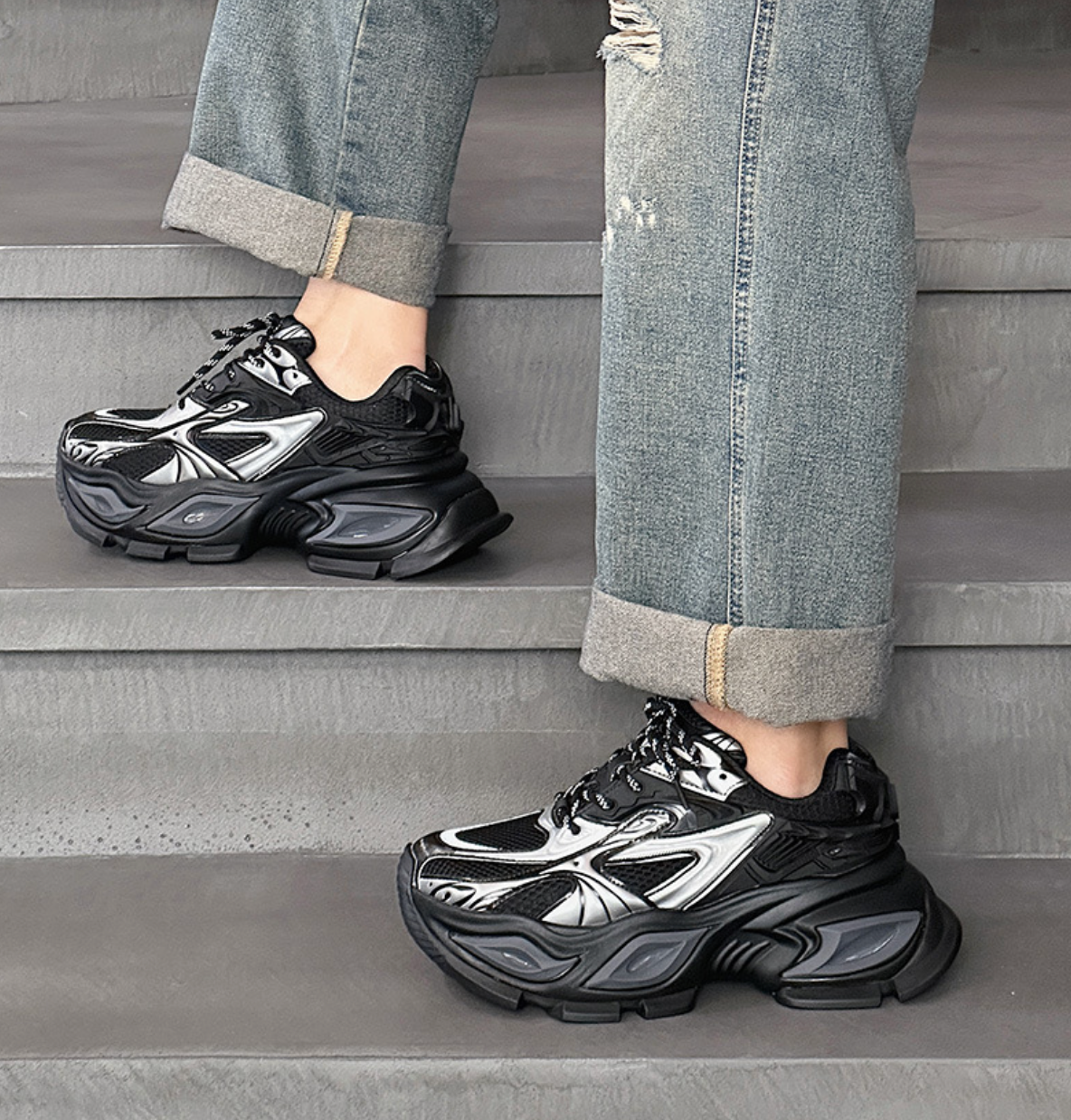 【Stk137】Surge sneaker +8cm