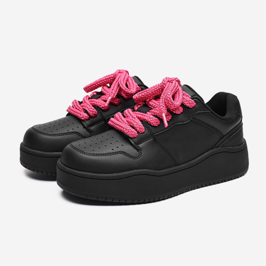 【Stk164】Pink Roperace Sneaker +5cm
