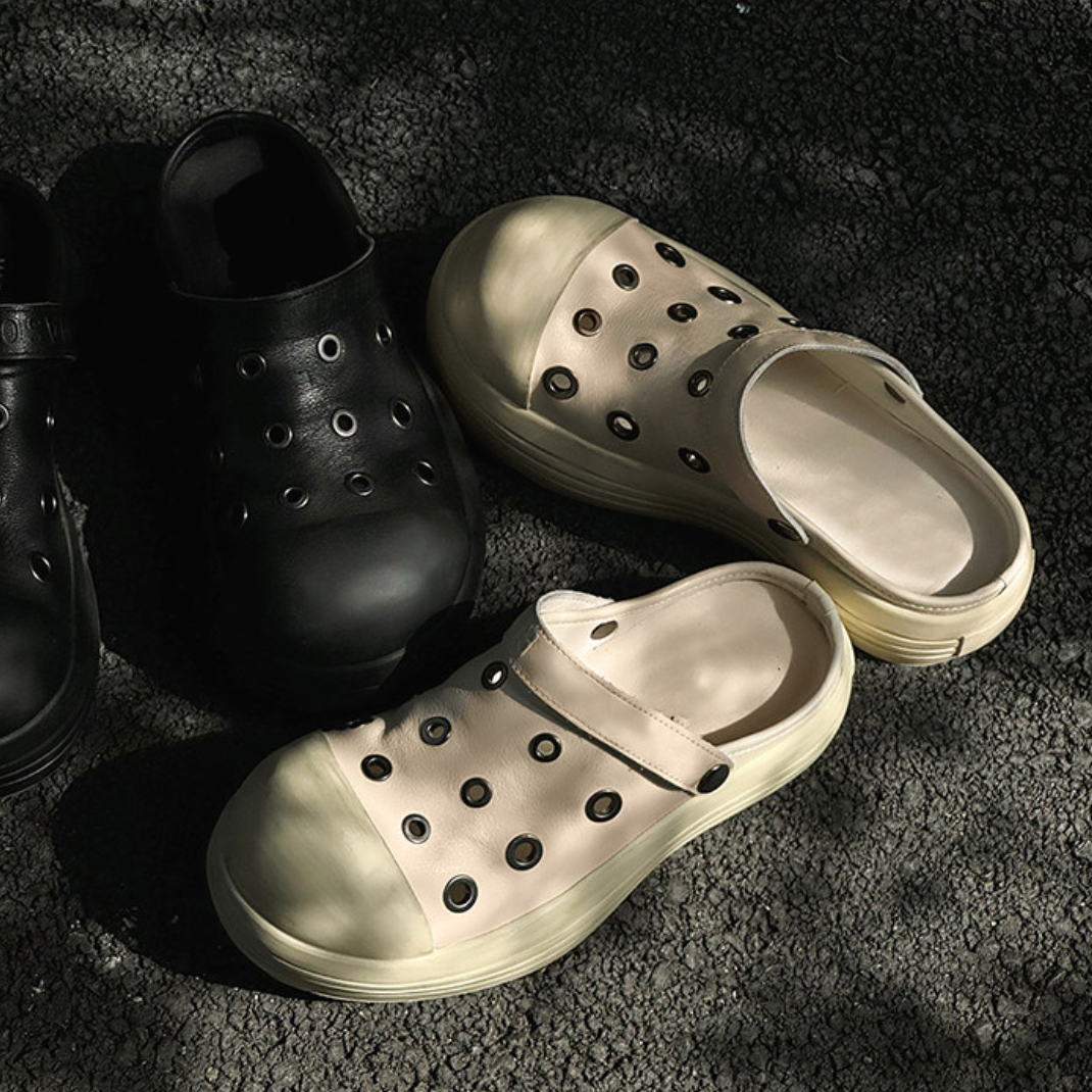 【Stk170】Grommet Clog Sandal +5cm