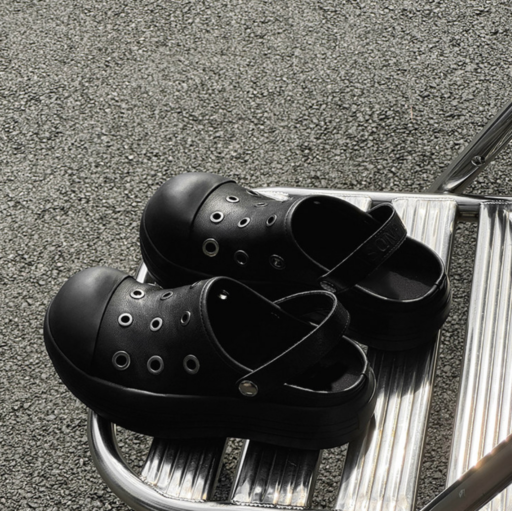 【Stk170】Grommet Clog Sandal +5cm