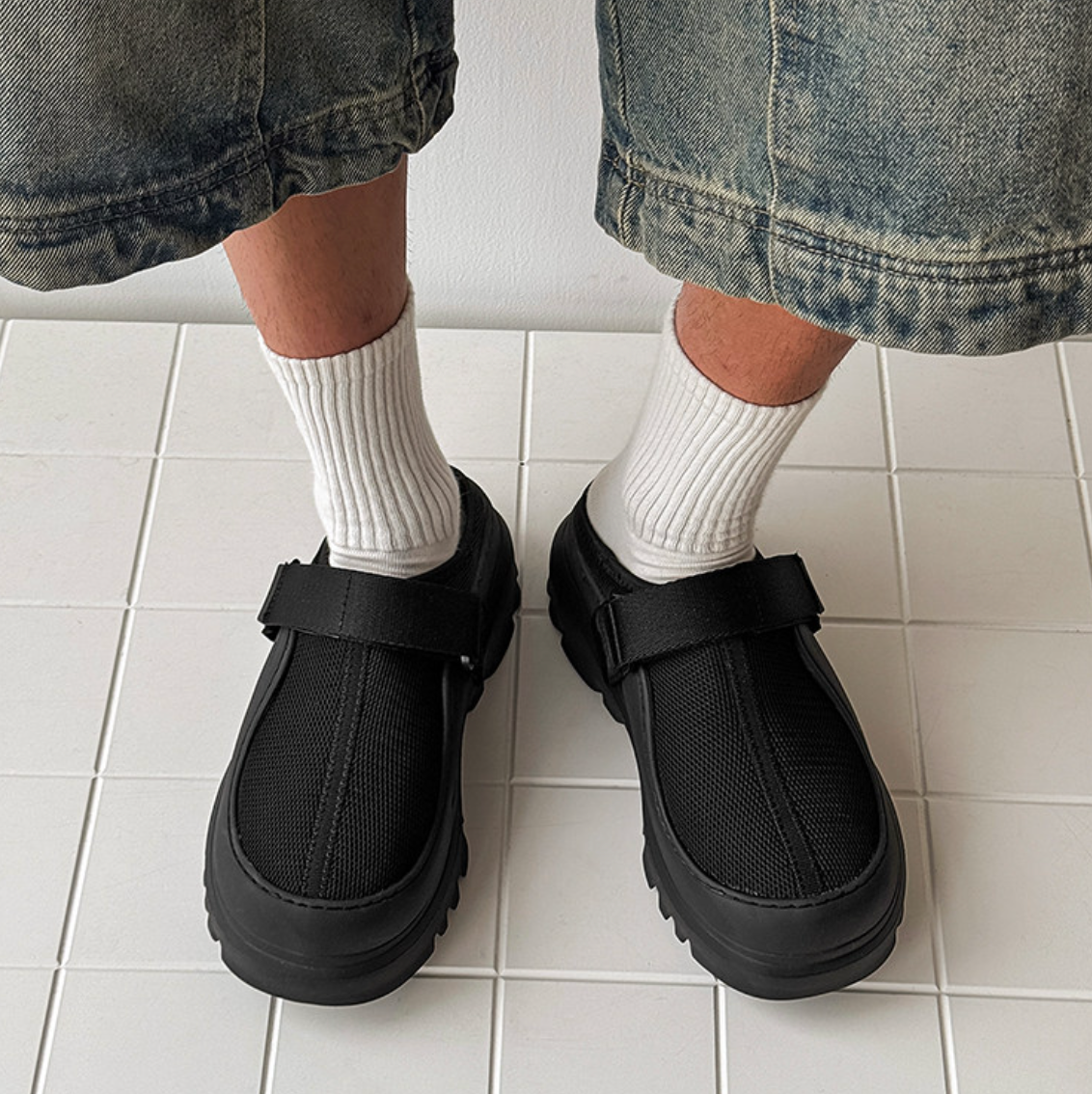 【Stk168】Urban Clog Sandal +5cm