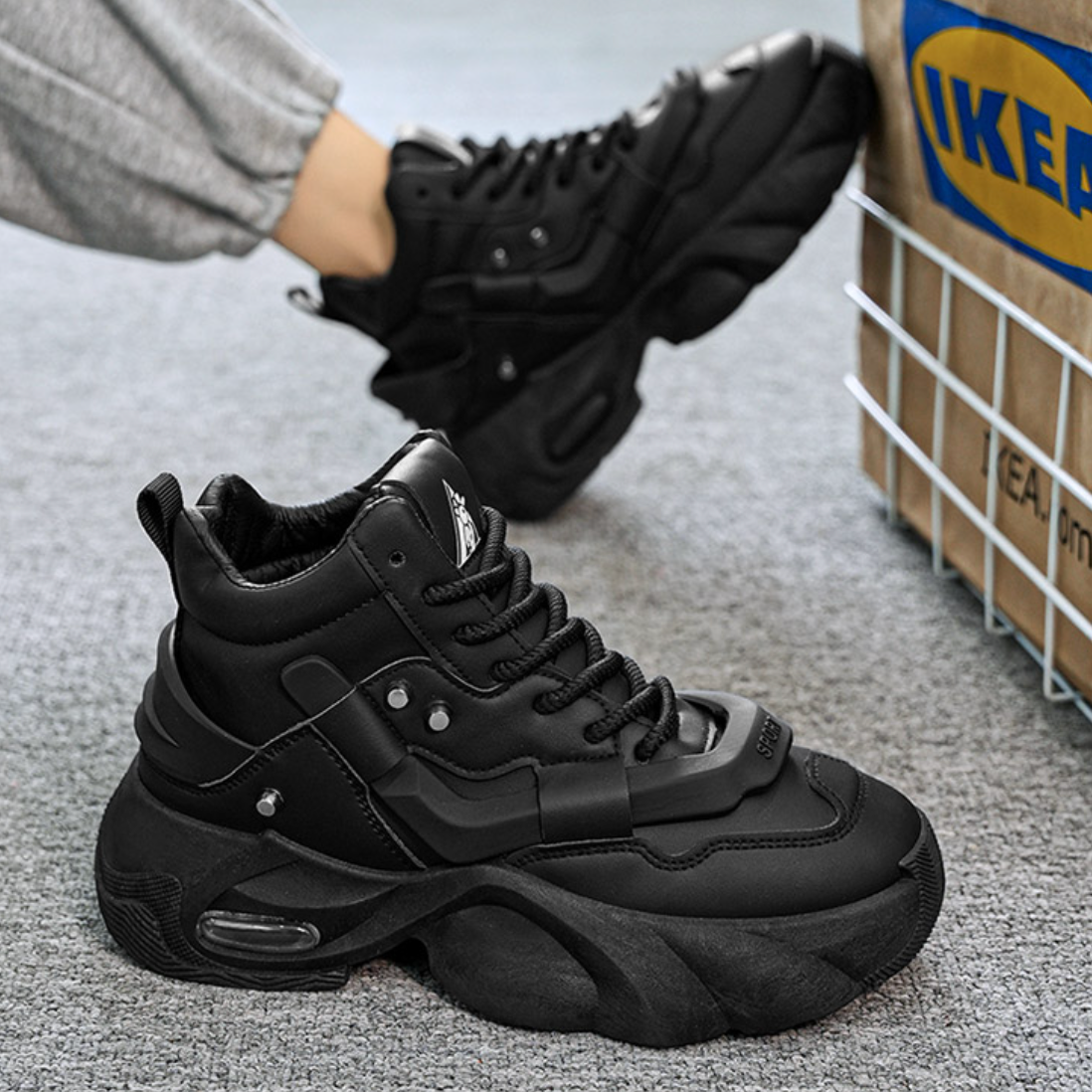 【Stk87】Block sneaker +10cm
