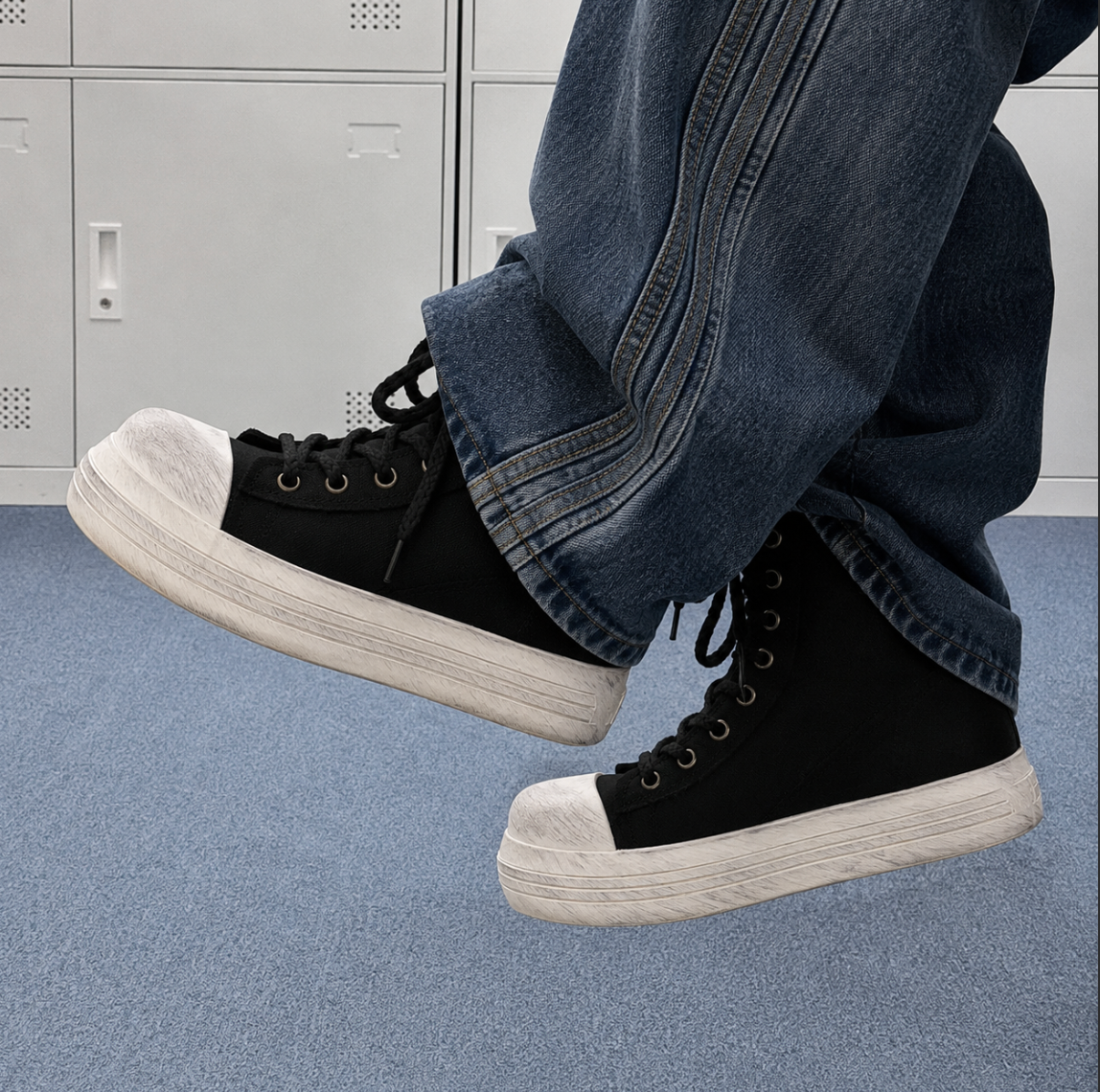 【Stk100】 Luxury fabric boots+10cm