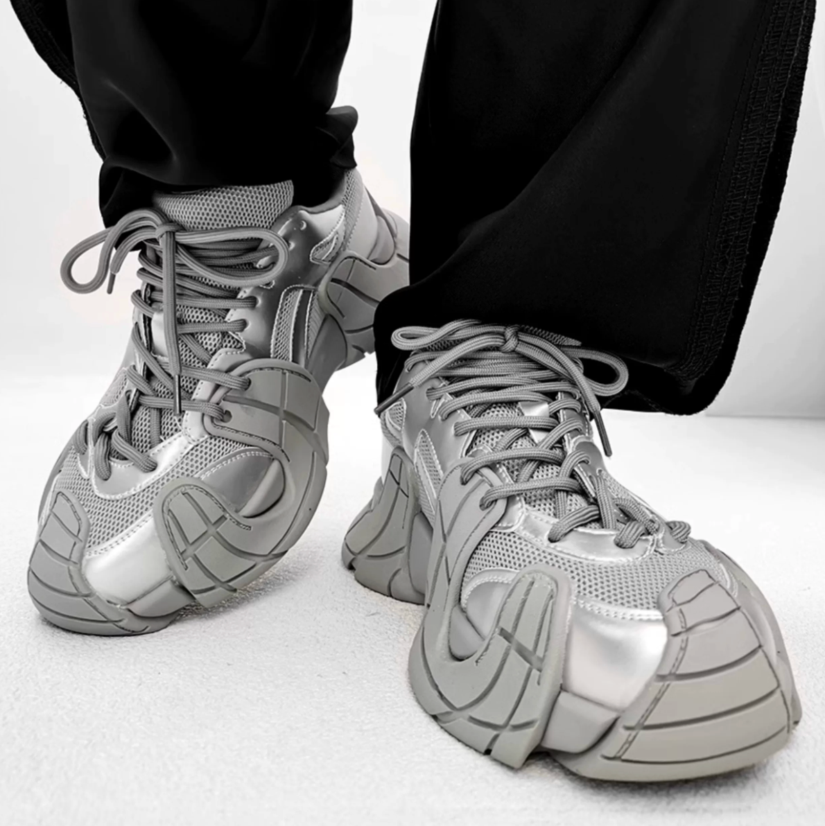 【Stk178】Trace Sneaker +7cm