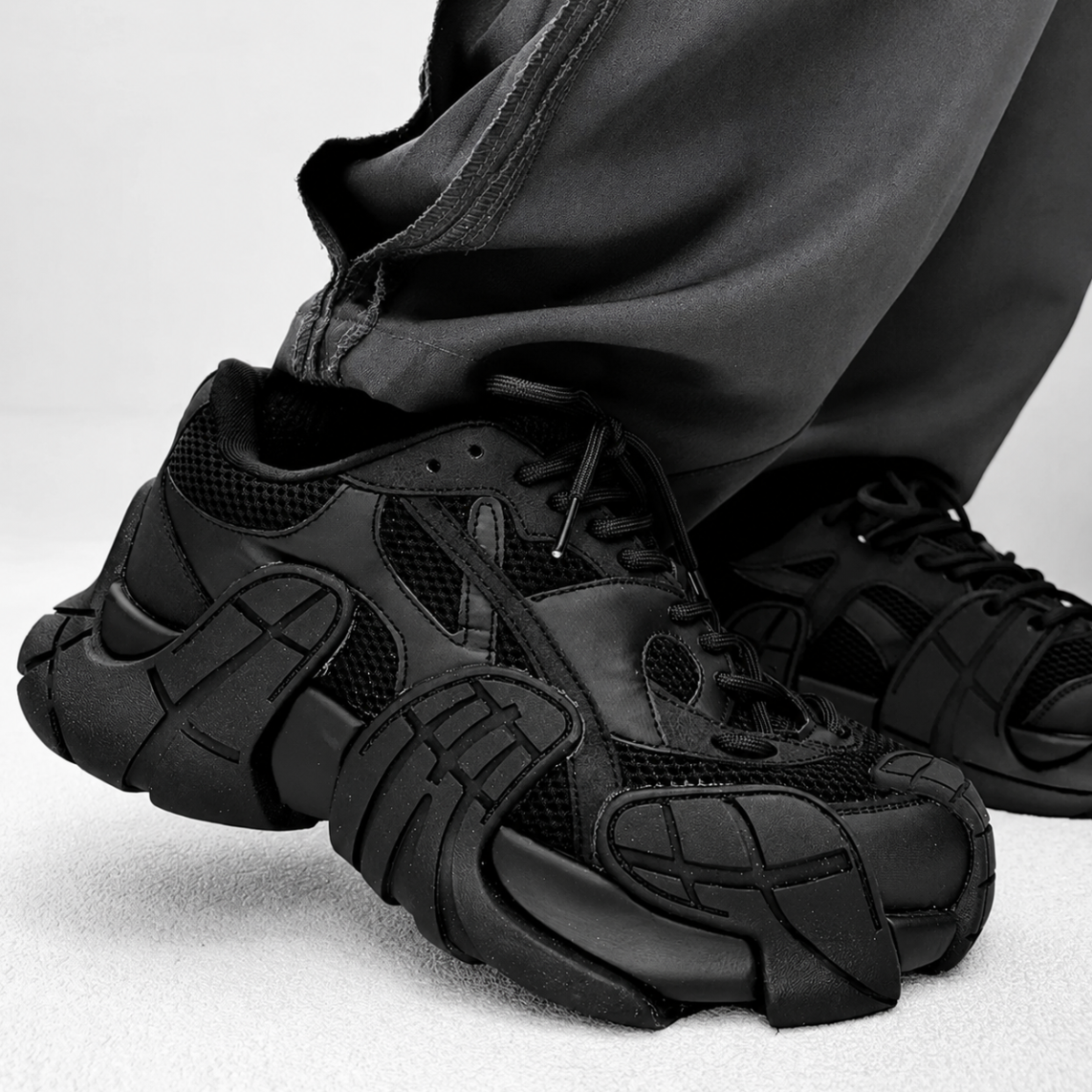 【Stk178】Trace Sneaker +7cm