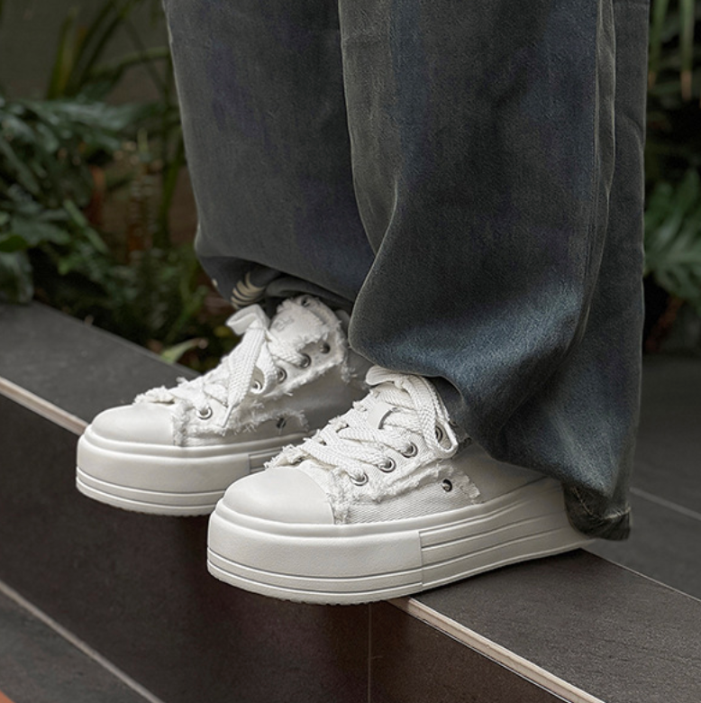 【Stk186】Fray Sneaker +6cm