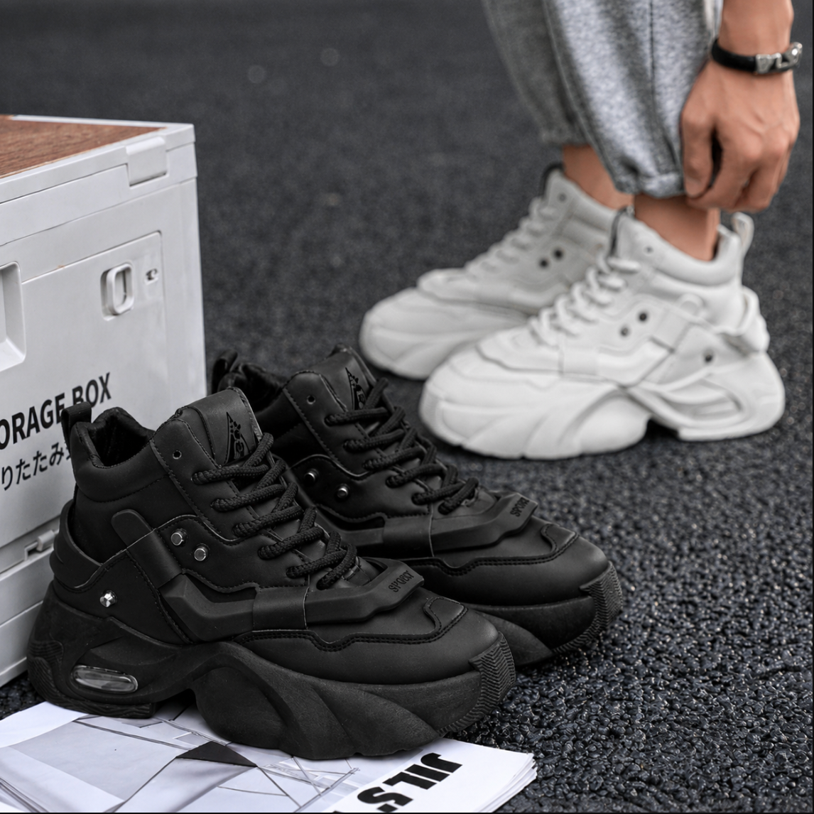 【Stk87】Block sneaker +10cm