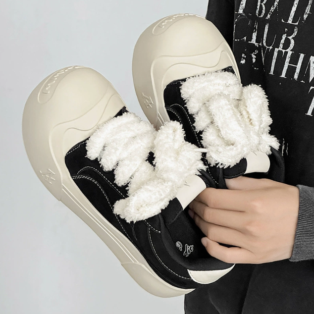 【Stk190】Fuzz Sneaker +6cm