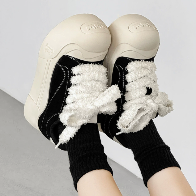 【Stk190】Fuzz Sneaker +6cm