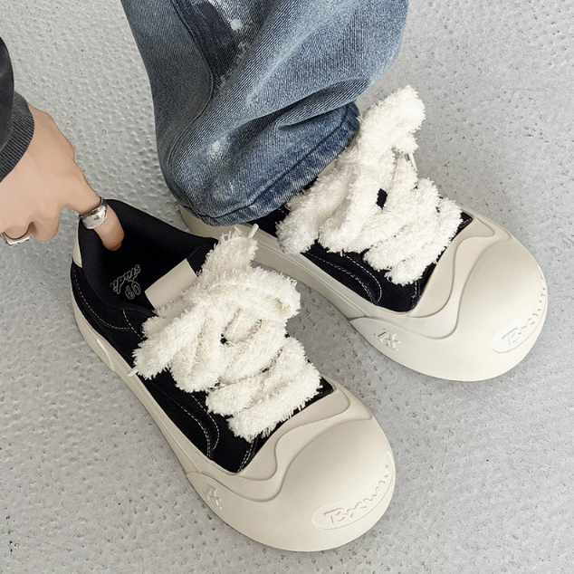 【Stk190】Fuzz Sneaker +6cm