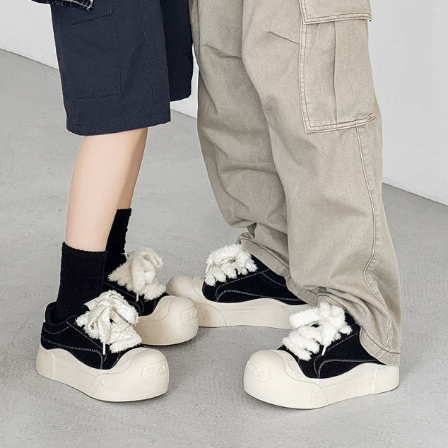 【Stk190】Fuzz Sneaker +6cm
