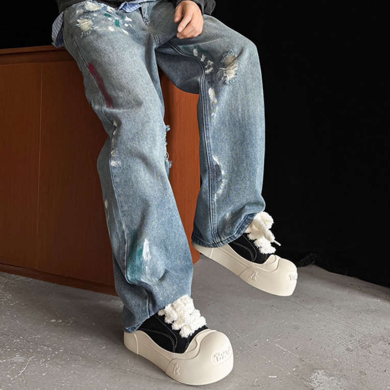【Stk190】Fuzz Sneaker +6cm