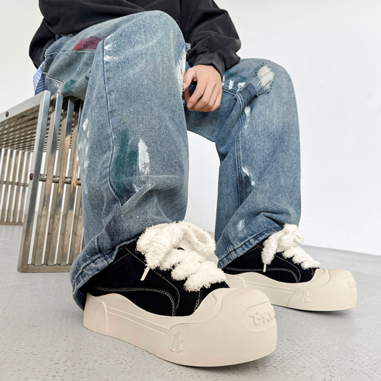 【Stk190】Fuzz Sneaker +6cm