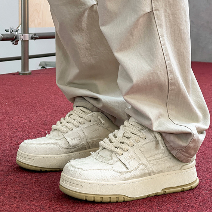 【Stk191】Rag Sneaker +6cm