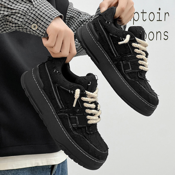 【Stk191】Rag Sneaker +6cm