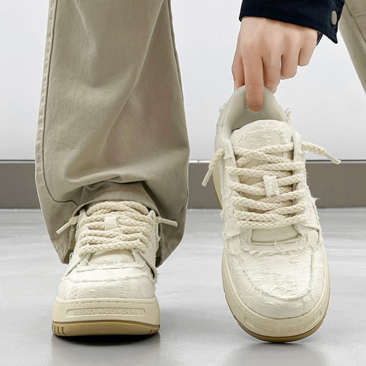 【Stk191】Rag Sneaker +6cm