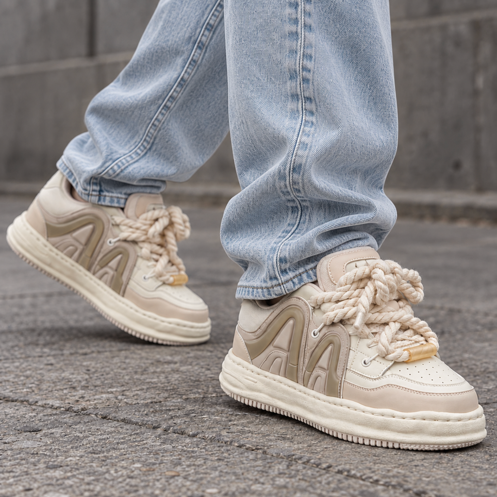 【Stk192】Knot Sneaker +7cm