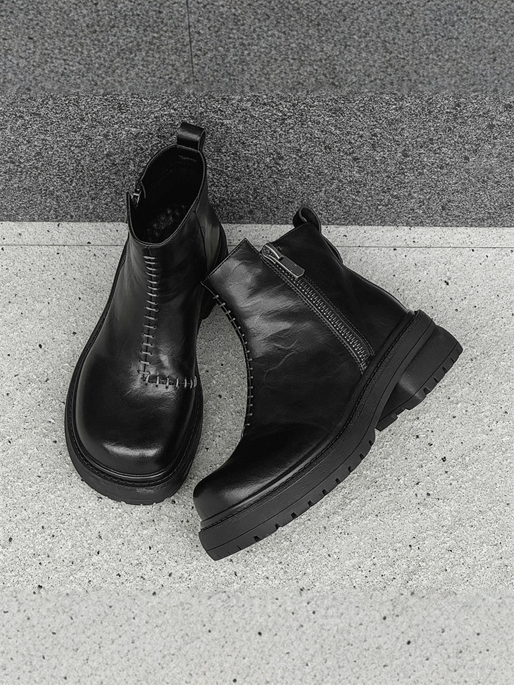【Stk128】Stitch Boots +7cm
