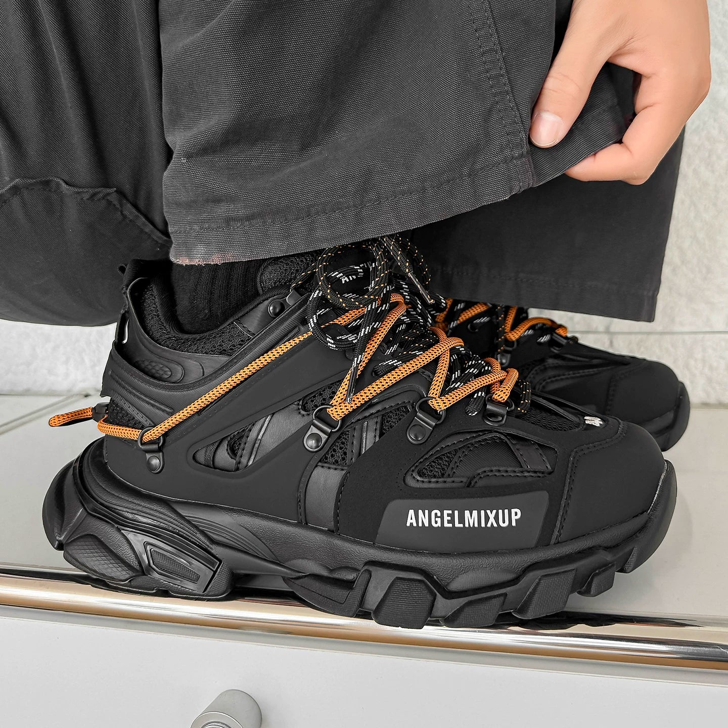 【Stk132】Spur Sneaker +8cm